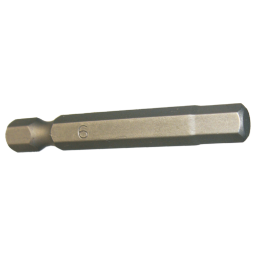 6mm x 1/4" Hex In-Hex Power Bit T&E Tools 50617