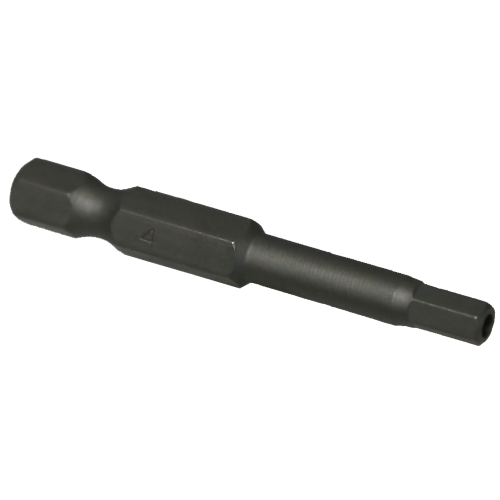 4mm x 1/4" Hex Tamper In-Hex Power Bit T&E Tools 50773