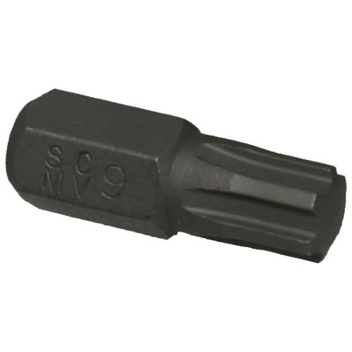 10mm Hex Ribe Insert Bit (9mm) T&E Tools 51809