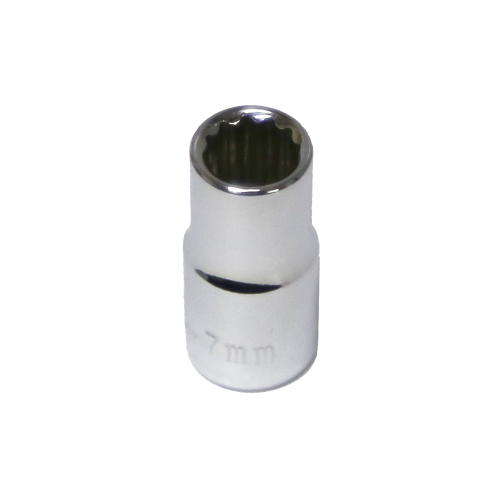 7mm x 1/4"Drive 12 Point Socket T&E Tools 52307