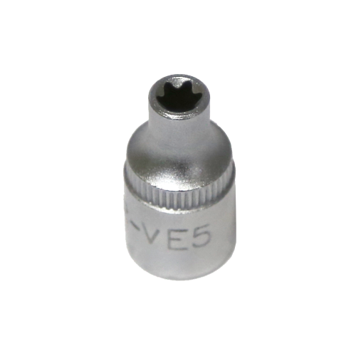 E5 1/4"Drive E-Series Female Torx Socket Standard Length T&E Tools 52605