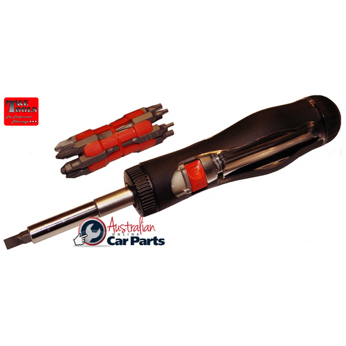 27 Piece Extendable Ratcheting Screwdriver T&E Tools 5266