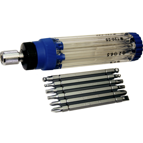 7 Piece Combination Ratchet Screwdriver Set T&E Tools 5267