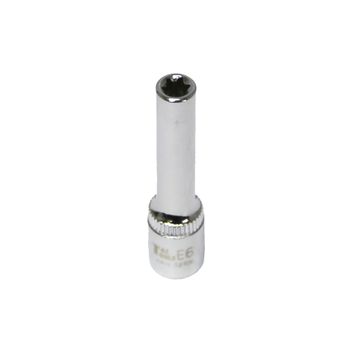 E6   x 1/4"Dr. Female Torx Socket  50mm Long T&E Tools 52706