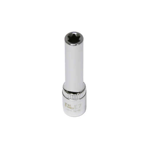 E7  x 1/4"Dr. Female Torx Socket  50mm Long T&E Tools 52707