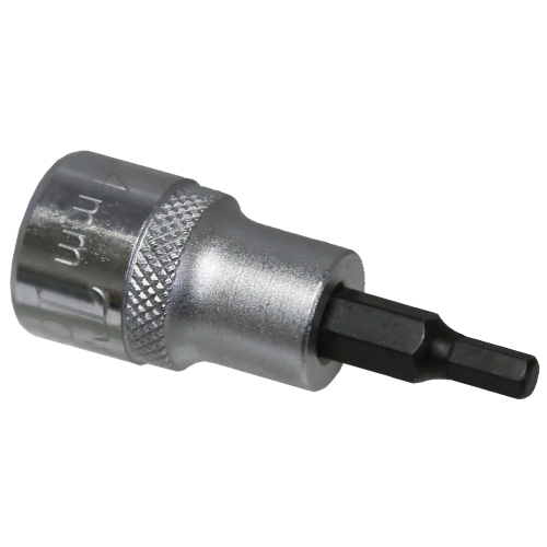 4mm Metric In-Hex Sockets 3/8" Drive x 50mm Length T&E Tools 53804