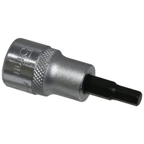 5mm Metric In-Hex Sockets 3/8" Drive x 50mm Length T&E Tools 53805