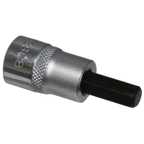 9mm Metric In-Hex Sockets 3/8" Drive x 50mm Length T&E Tools 53809