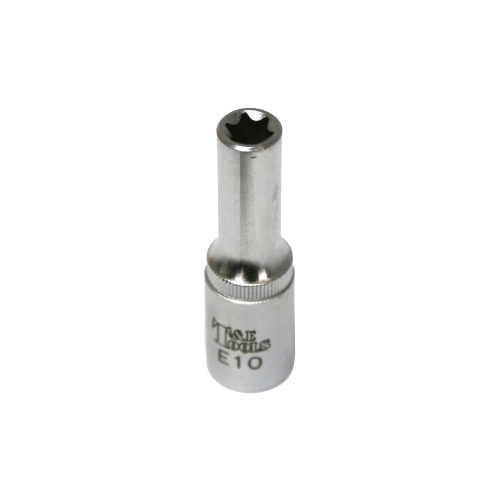 E10  x 3/8"Dr. Female Torx Socket 65mm Long T&E Tools 53910