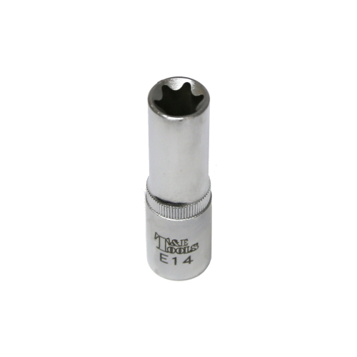 E14  x 3/8"Dr. Female Torx Socket 65mm Long T&E Tools 53914