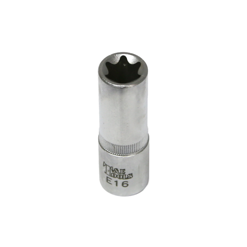 E16  x 3/8"Dr. Female Torx Socket 65mm Long T&E Tools 53916