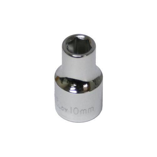 10mm x 1/2" Drive Standard Socket (6 Point) T&E Tools 54210