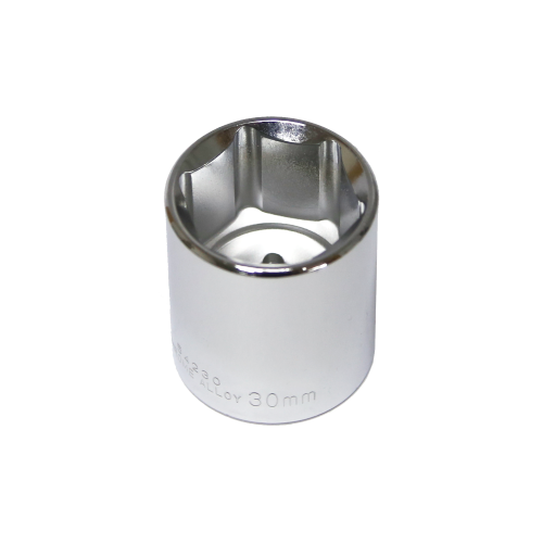 30mm x 1/2" Drive Standard Socket (6 Point) T&E Tools 54230