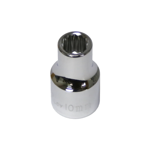10mm x 1/2" Drive Standard Socket (12 Point) T&E Tools 54310