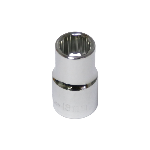 13mm x 1/2" Drive Standard Socket (12 Point) T&E Tools 54313