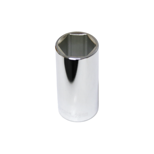 28mm x 1/2" Drive Deep Socket (6 Point) T&E Tools 54428