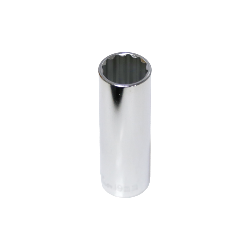 19mm x 1/2" Drive Deep Socket (12 Point) T&E Tools 54519