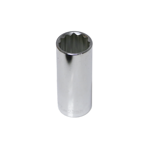 23mm x 1/2" Drive Deep Socket (12 Point) T&E Tools 54523