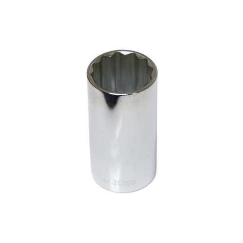 30mm x 1/2" Drive Deep Socket (12 Point) T&E Tools 54530