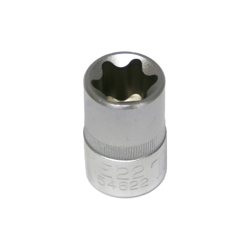 E22 1/2" Drive E-Series Female Torx Sockets (Standard Length) T&E Tools 54622