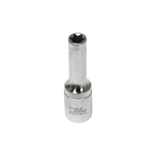 E12 x 1/2"Dr. Female Torx Socket 77mm long T&E Tools 54712