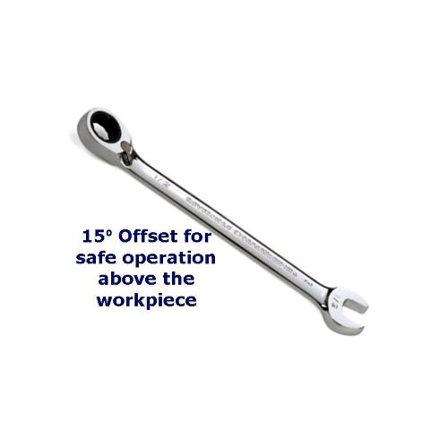 18mm Reversible Gear Ratchet Wrench T&E Tools 58018