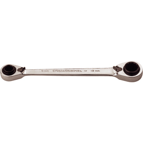 Quad Box Gear Ratchet Wrench 5/16" x 3/8" & 7/16" x 1/2" T&E Tools 59208