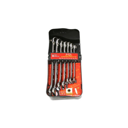 Metric Combination Wrench 7Pc Set 10-19mm T&E Tools 61107