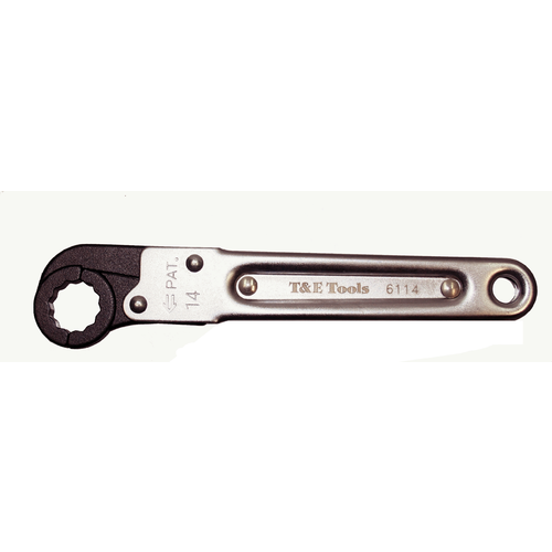 15mm Ratchet Tube Wrench T&E Tools 6115