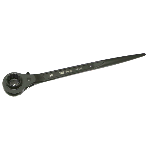 12 Point Double Sided Reversible Podger Ratchet Wrench (24 x 30mm) T&E Tools 64124