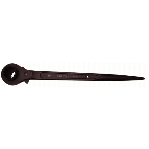 12 Point Double Sided Reversible Podger Ratchet Wrench (27 x 30mm) T&E Tools 64127