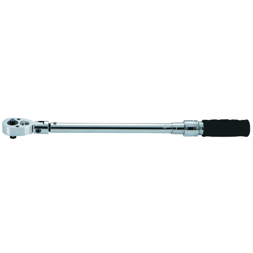 40-210Nm  x 1/2"Dr Flex-Head Clicker Torque Wrench T&E Tools 64215
