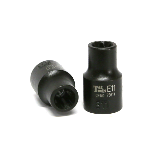 E11 3/8" Drive E-Series Torx-r Impact Socket 28mm Long T&E Tools 73611