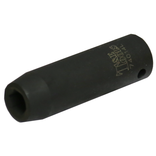 7/16" x 1/2" Drive Deep Impact Socket (6 Point) T&E Tools 74014L