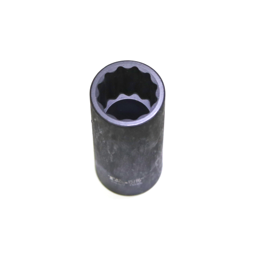15/16" x 1/2" Drive Deep 12 Point Impact Socket T&E Tools 74330L