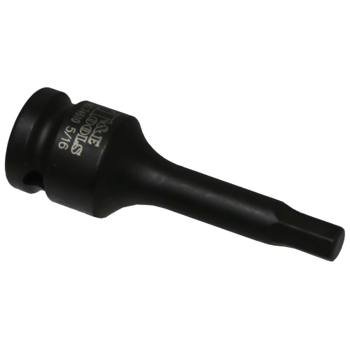 5/16" SAE In-Hex Impact Socket 1/2" Drive x 78mm Length T&E Tools 74610