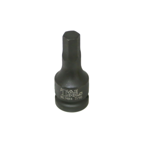 7/16" SAE In-Hex Impact Socket T&E Tools 74914