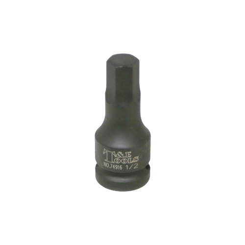 1/2" SAE In-Hex Impact Socket T&E Tools 74916