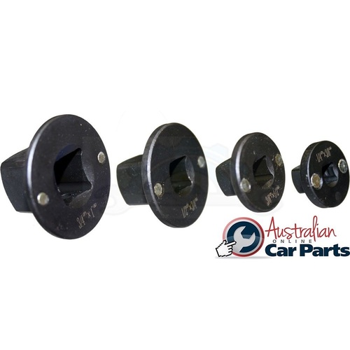 4 Piece Reducing Socket Adaptor Set 1/4" - 1" T&E Tools 76346