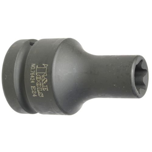 Buy E24 x 1" Drive Female Torx Impact Socket Online T&E Tools 76424