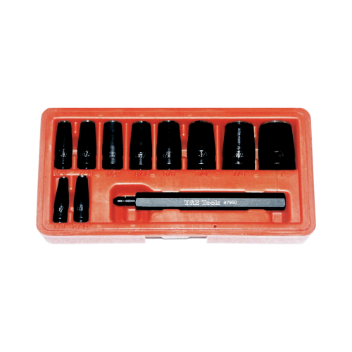 11 Piece Hollow Punch Set T&E Tools 7950