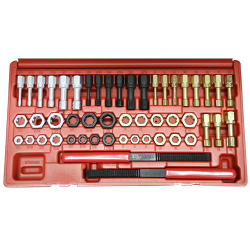 53 Piece UNF, UNC & Metric Re-threader Kit T&E Tools 8020