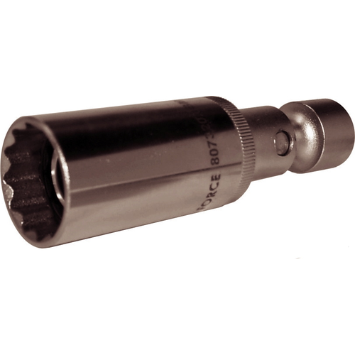 Magnetic Ball Joint Spark Plug Socket (13/16" 12 PT) T&E Tools 807326