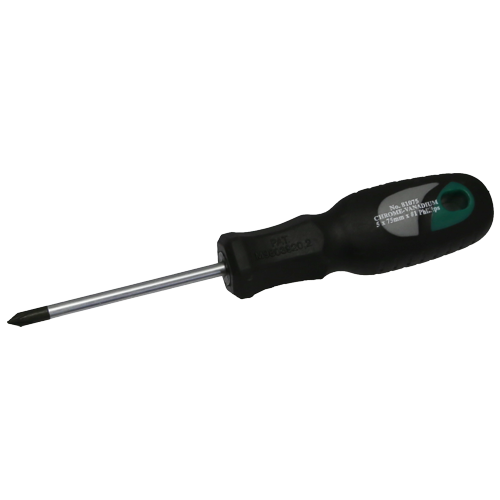 Phillips Round Shank Screwdriver (#1 x 75mm) T&E Tools 81075