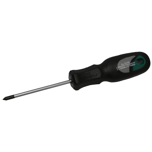 Phillips Round Shank Screwdriver (#1 x 100mm) T&E Tools 81100