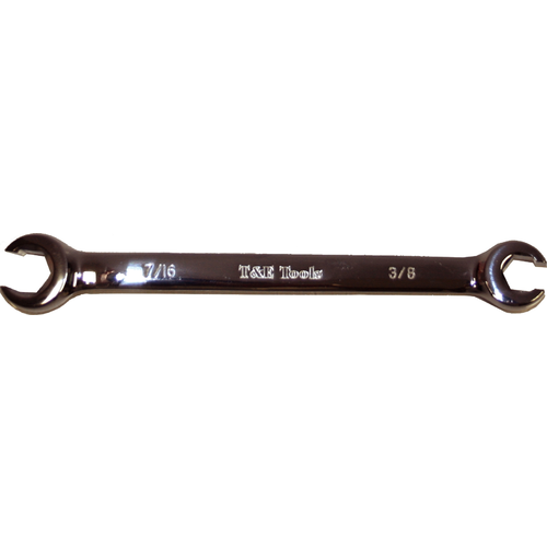 6 Point Flare Nut Wrench (3/8" x 7/16") T&E Tools 81214