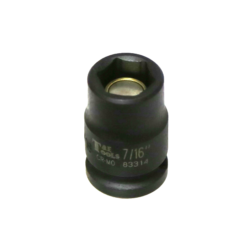 7/16" x 3/8" Drive Magnetic Impact SAE Socket T&E Tools 83314