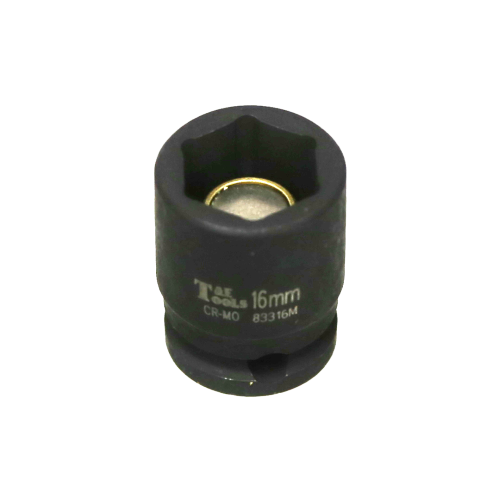 16mm x 3/8" Drive Magnetic Impact Metric Socket T&E Tools 83316M