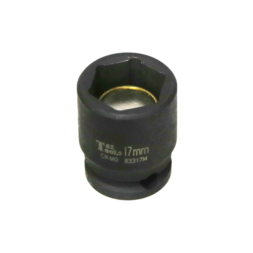 17mm x 3/8" Drive Magnetic Impact Metric Socket T&E Tools 83317M