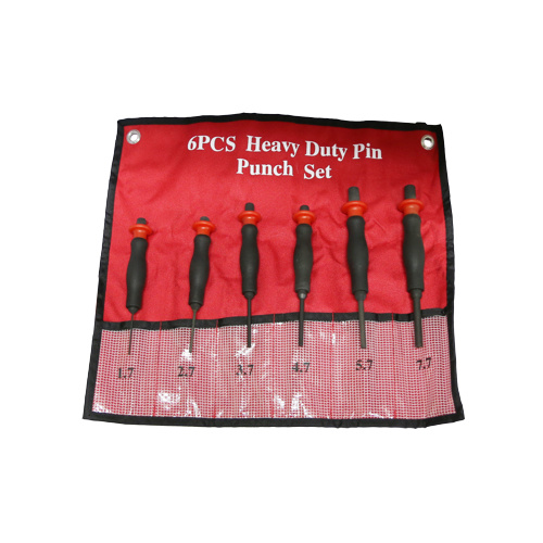 6Pc. Light Duty Pin Punch Set T&E Tools 8415